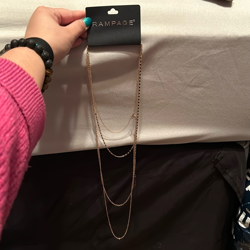 Layered Rose Gold Necklace 💗